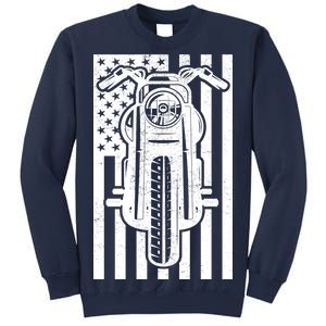 Motorcycle Biker USA Flag Sweatshirt