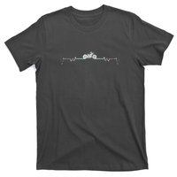 Motorcycle Heartbeat Pulse Biker T-Shirt