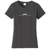 Motorcycle Heartbeat Pulse Biker Women's T-Shirt