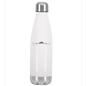 Motorcycle Heartbeat Pulse Biker Stainless Steel Insulated Water Bottle