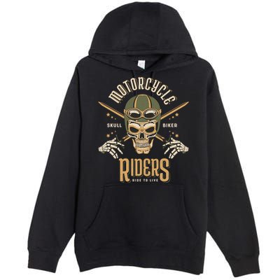 Motorcycle Riders Premium Pullover Hoodie