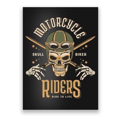 Motorcycle Riders Poster