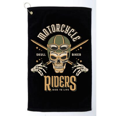 Motorcycle Riders Golf Towel
