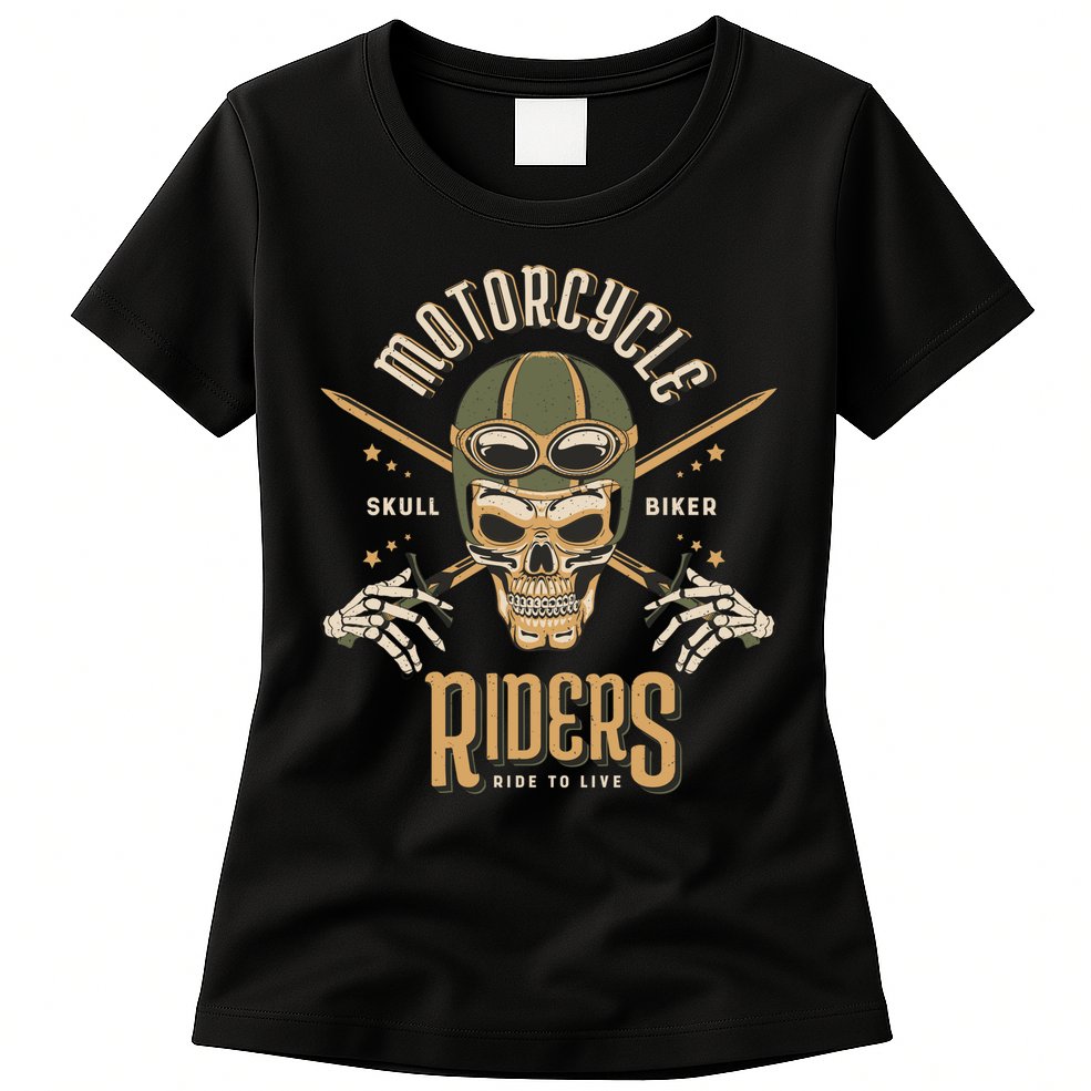 Motorcycle Riders Womens T-Shirt