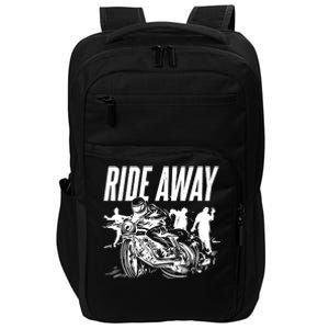 Motorcycle Zombies Ride Away Impact Tech Backpack