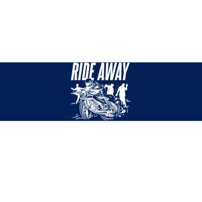 Motorcycle Zombies Ride Away Bumper Sticker