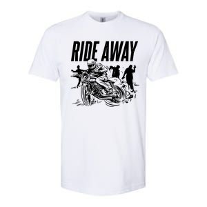 Motorcycle Zombies Ride Away Softstyle® CVC T-Shirt