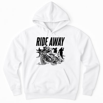 Motorcycle Zombies Ride Away Hoodie