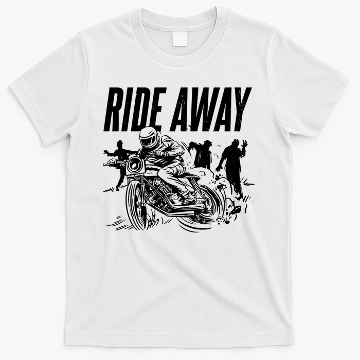 Motorcycle Zombies Ride Away T-Shirt
