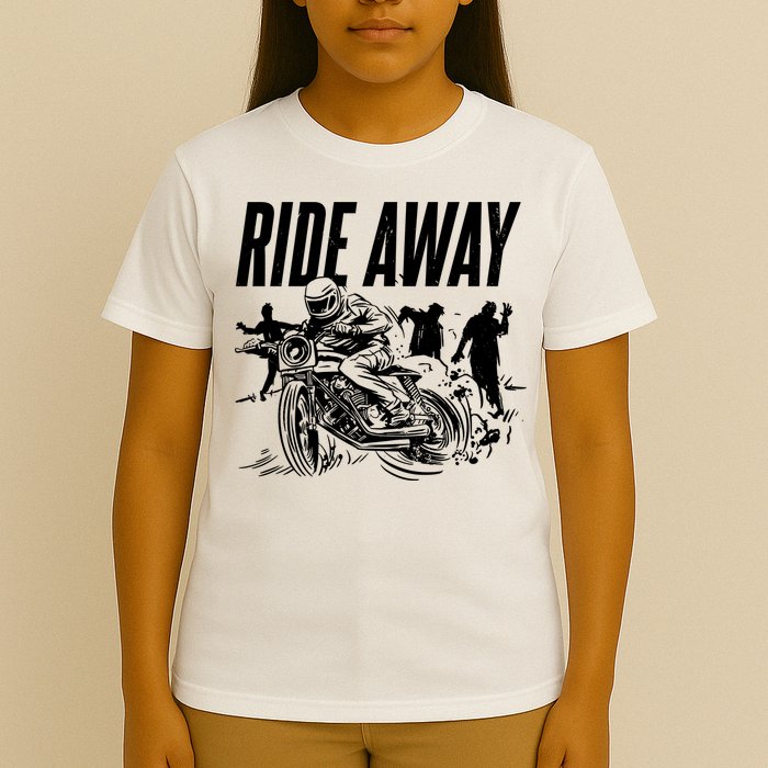 Motorcycle Zombies Ride Away T-Shirt