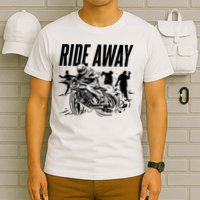 Motorcycle Zombies Ride Away T-Shirt