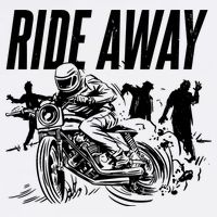Motorcycle Zombies Ride Away T-Shirt