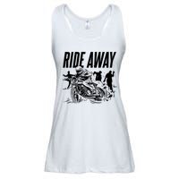 Motorcycle Zombies Ride Away Ladies Essential Flowy Tank