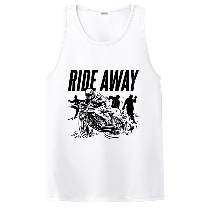 Motorcycle Zombies Ride Away PosiCharge Competitor Tank
