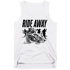 Motorcycle Zombies Ride Away Tank Top