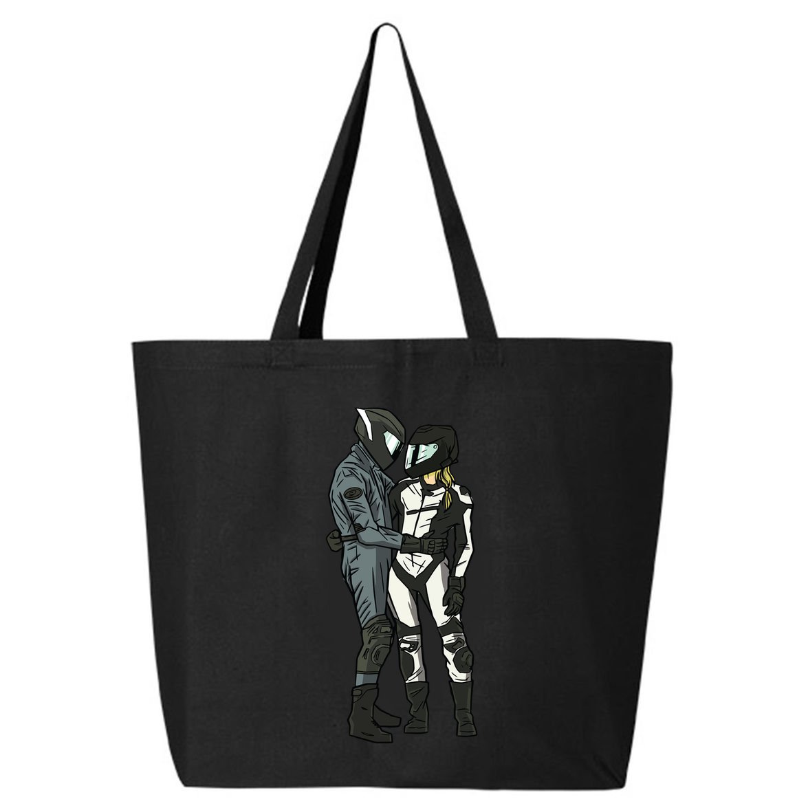 Motorcyclist Couple 25L Jumbo Tote
