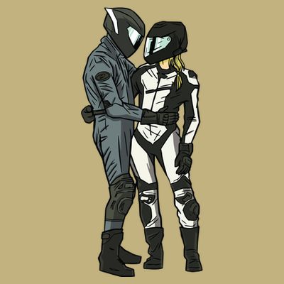 Motorcyclist Couple T-Shirt