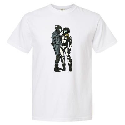 Motorcyclist Couple Garment-Dyed Heavyweight T-Shirt