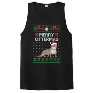 Merry Ottermas Ugly Christmas Sweaters Cool Gift PosiCharge Competitor Tank