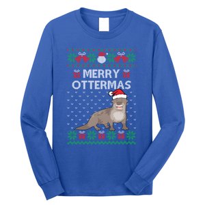 Merry Ottermas Ugly Christmas Sweaters Cool Gift Long Sleeve Shirt