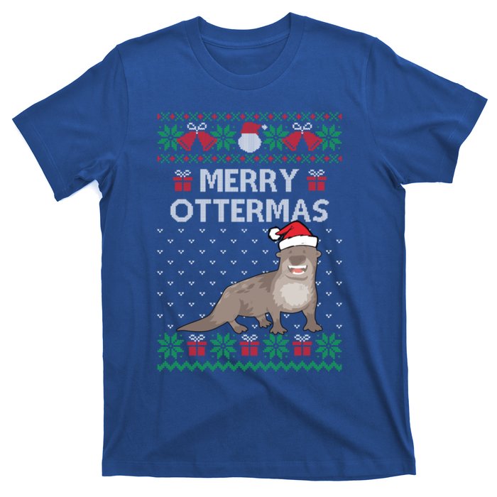 Merry Ottermas Ugly Christmas Sweaters Cool Gift T-Shirt