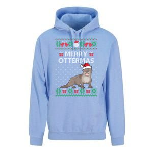 Merry Ottermas Ugly Christmas Sweaters Cool Gift Unisex Surf Hoodie