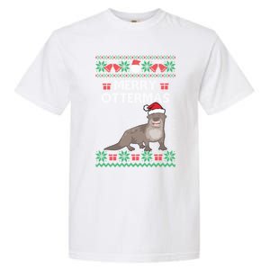 Merry Ottermas Ugly Christmas Sweaters Cool Gift Garment-Dyed Heavyweight T-Shirt