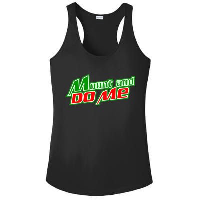 Mount and Do Me Ladies PosiCharge Competitor Racerback Tank