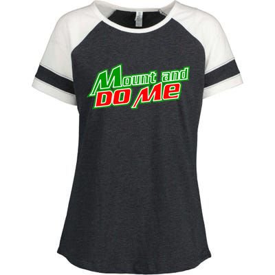 Mount and Do Me Enza Ladies Jersey Colorblock Tee