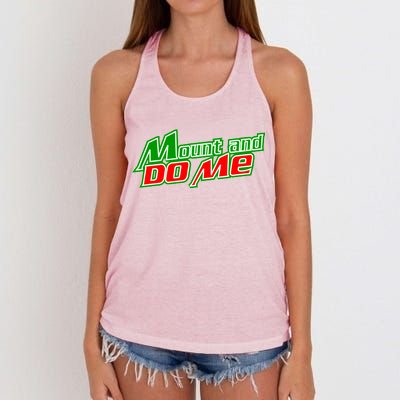 Mount and Do Me Women's Knotted Racerback Tank