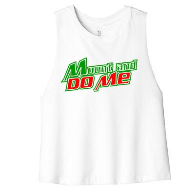 Mount and Do Me Women's Racerback Cropped Tank