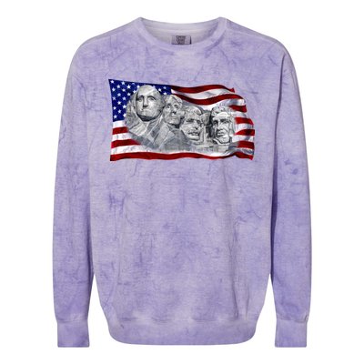 Mount Rushmore Colorblast Crewneck Sweatshirt