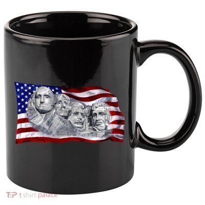 Mount Rushmore 11oz C Handle Ceramic Mug