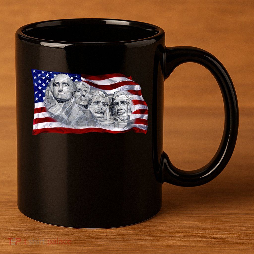 Mount Rushmore 11oz C Handle Ceramic Mug
