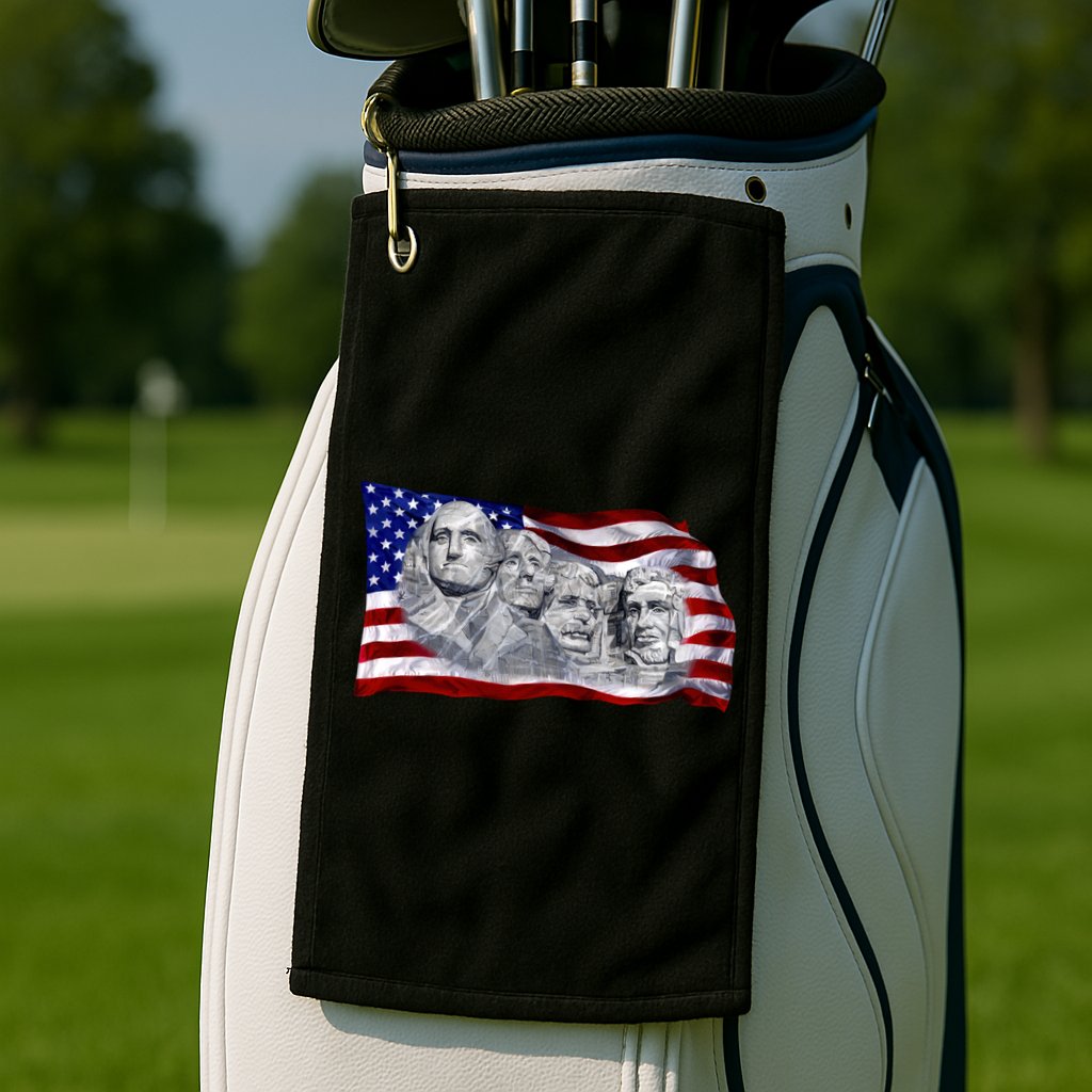 Mount Rushmore Golf Towel