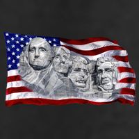 Mount Rushmore Golf Towel