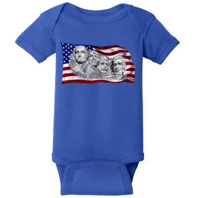 Mount Rushmore Baby Bodysuit