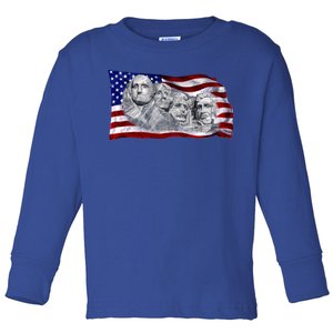 Mount Rushmore Toddler Long Sleeve Shirt