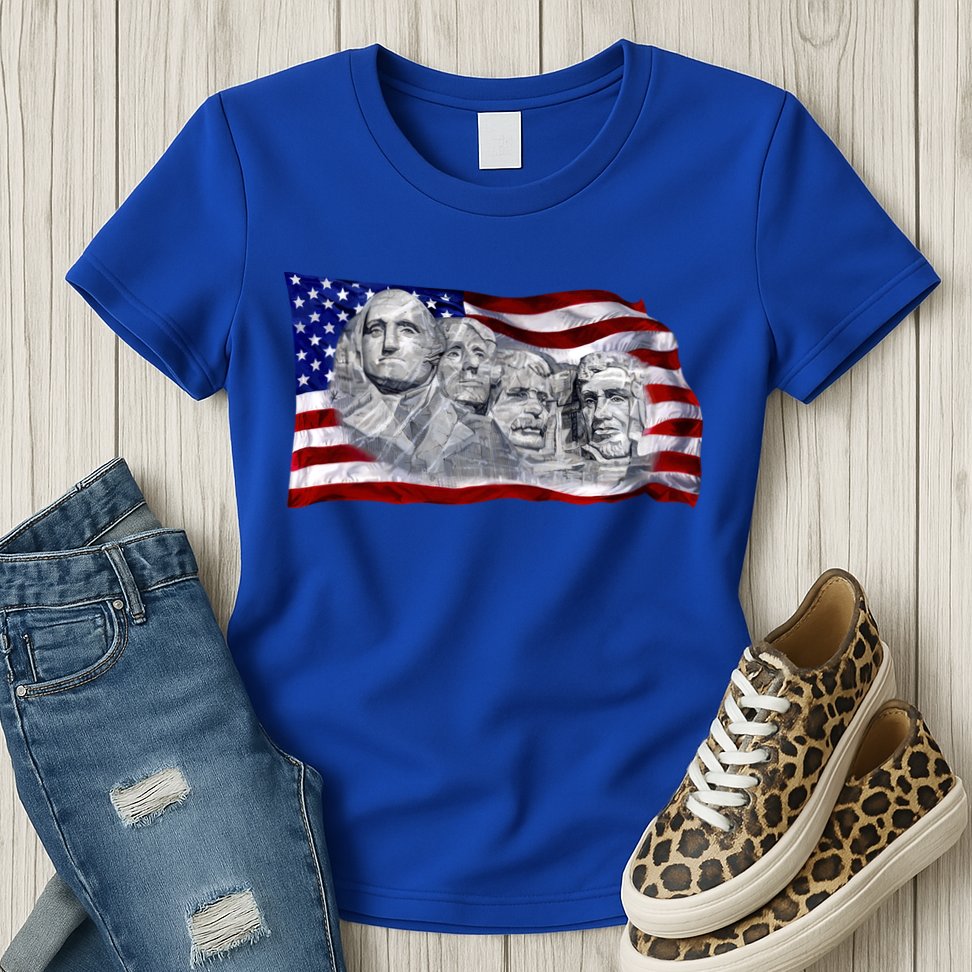 Mount Rushmore Womens T-Shirt