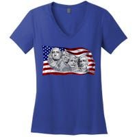 Mount Rushmore Women's V-Neck T-Shirt