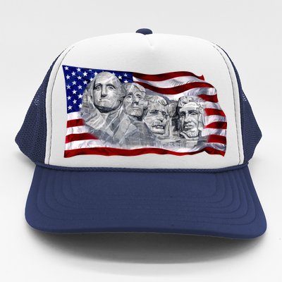 Mount Rushmore Trucker Hat