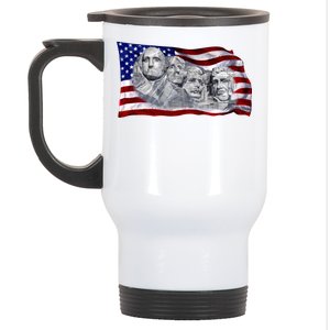 Mount Rushmore Stainless Steel Travel Mug