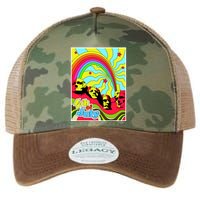 Mount Rushmore 4th of July Abstract Legacy Tie Dye Trucker Hat