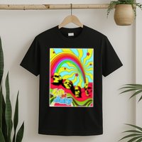Mount Rushmore 4th of July Abstract T-Shirt