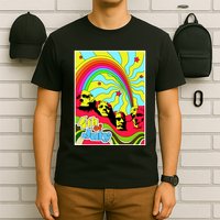 Mount Rushmore 4th of July Abstract T-Shirt