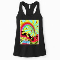 Mount Rushmore 4th of July Abstract Womens Tank Top