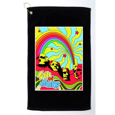 Mount Rushmore 4th of July Abstract Golf Towel