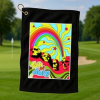 Mount Rushmore 4th of July Abstract Golf Towel