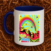 Mount Rushmore 4th of July Abstract Mug