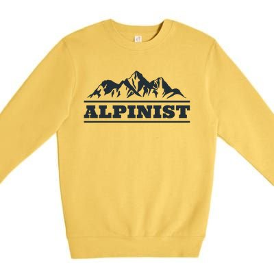 Mountain Alpinist  Premium Crewneck Sweatshirt